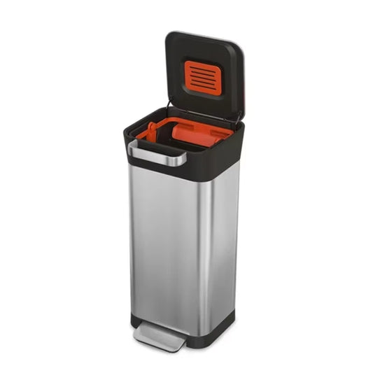 20L Compacting Waste Bin With Filter For Bad Odors